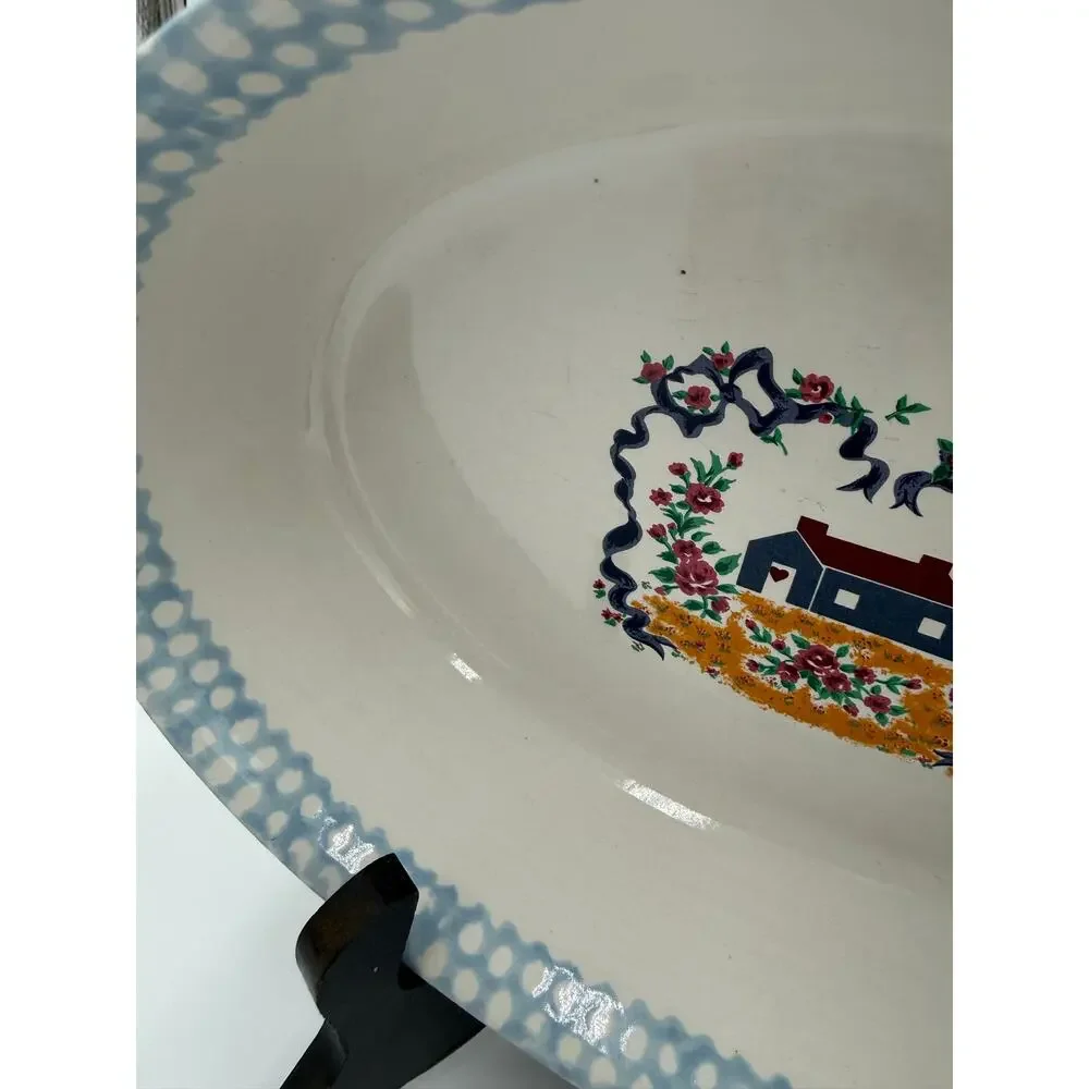 1990's Teamson Stoneware Casserole Dish